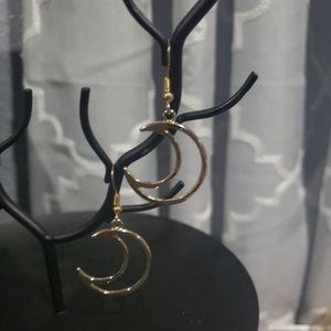 Crescent moon earrings